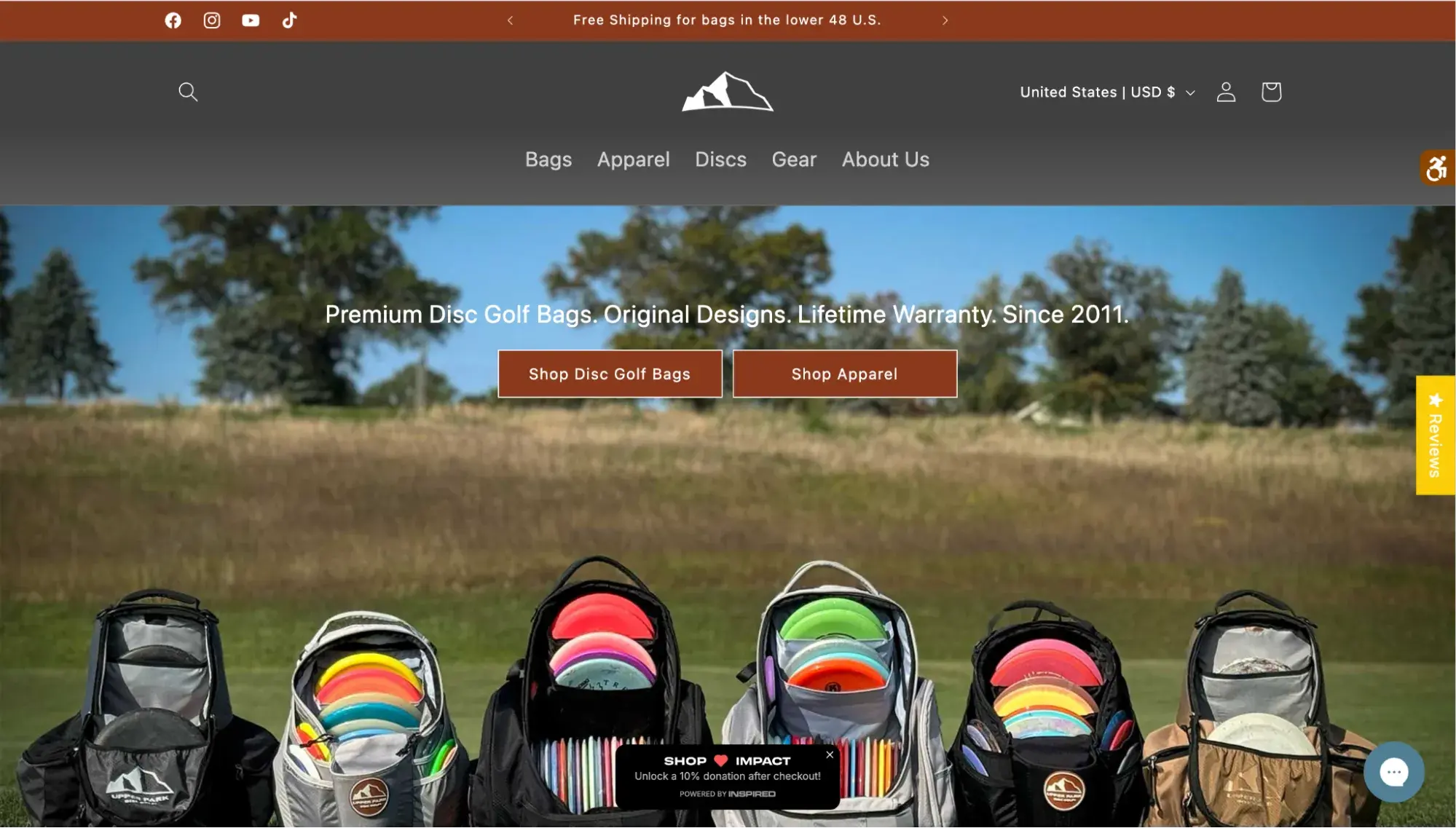 acquisition entrepreneurship example: upper park disc golf