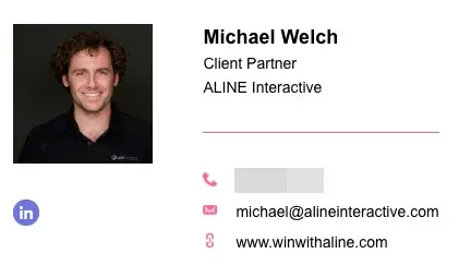 sales email signature made by hubspot’s email signature generator