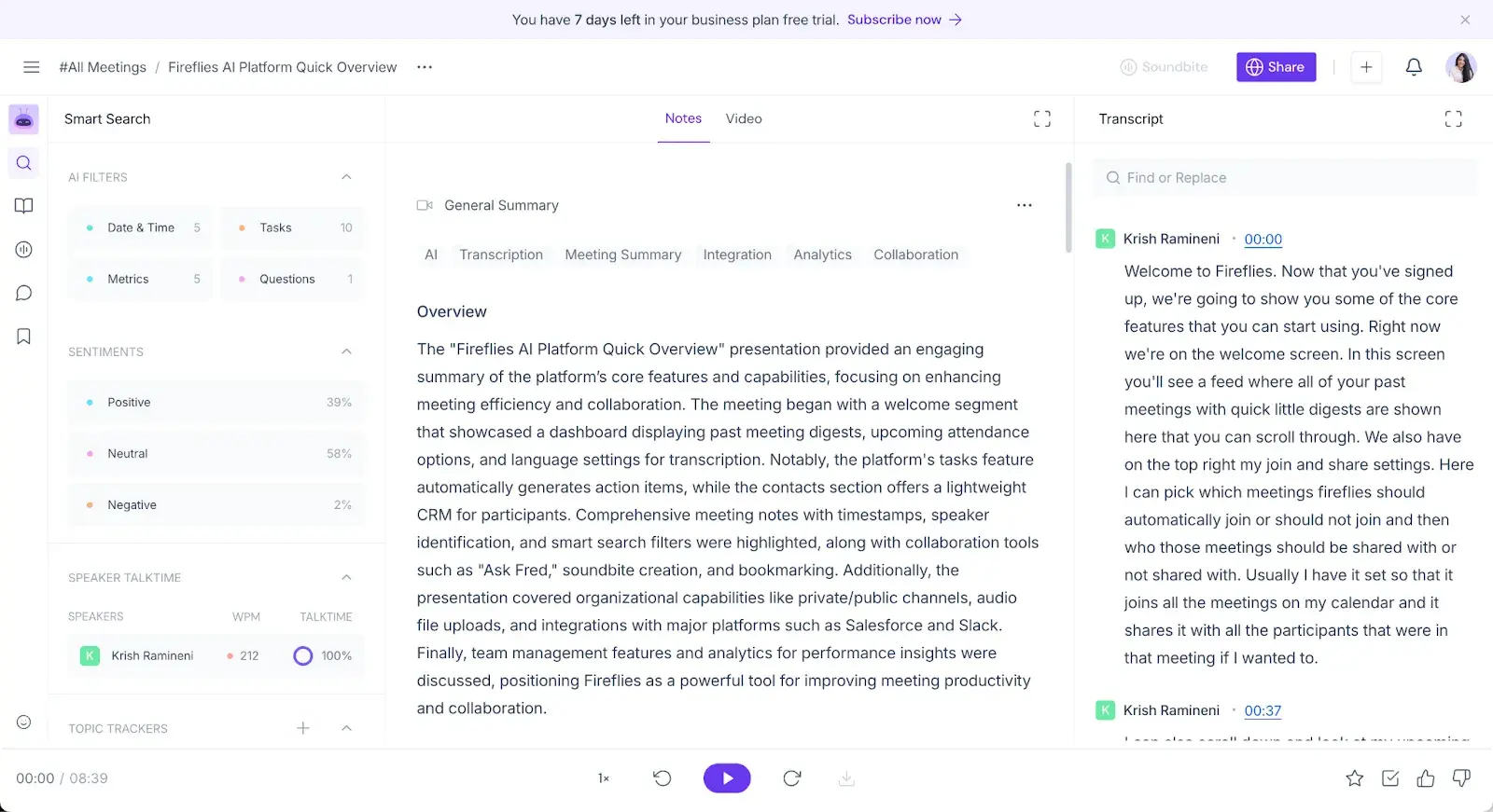 ai agent tools: fireflies