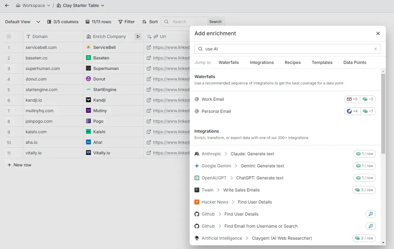using the openai/gpt integration with clay’s ai cold email generator