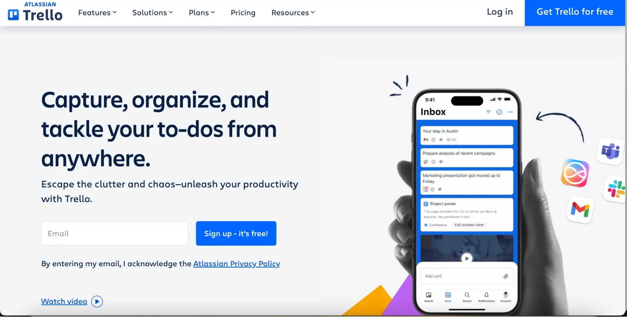 trello product copywriting examples
