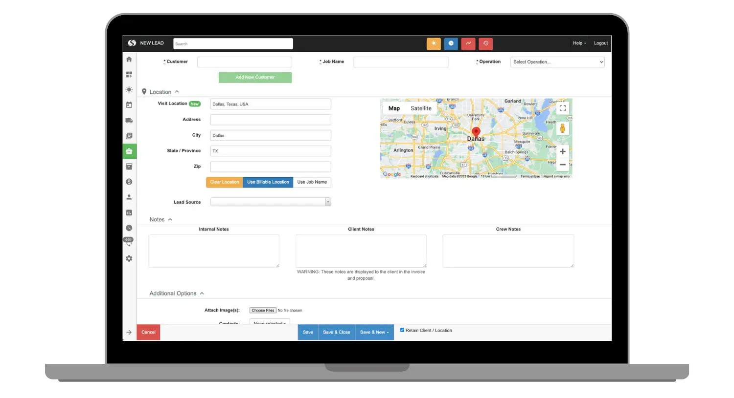 crms for landscaping businesses, single ops