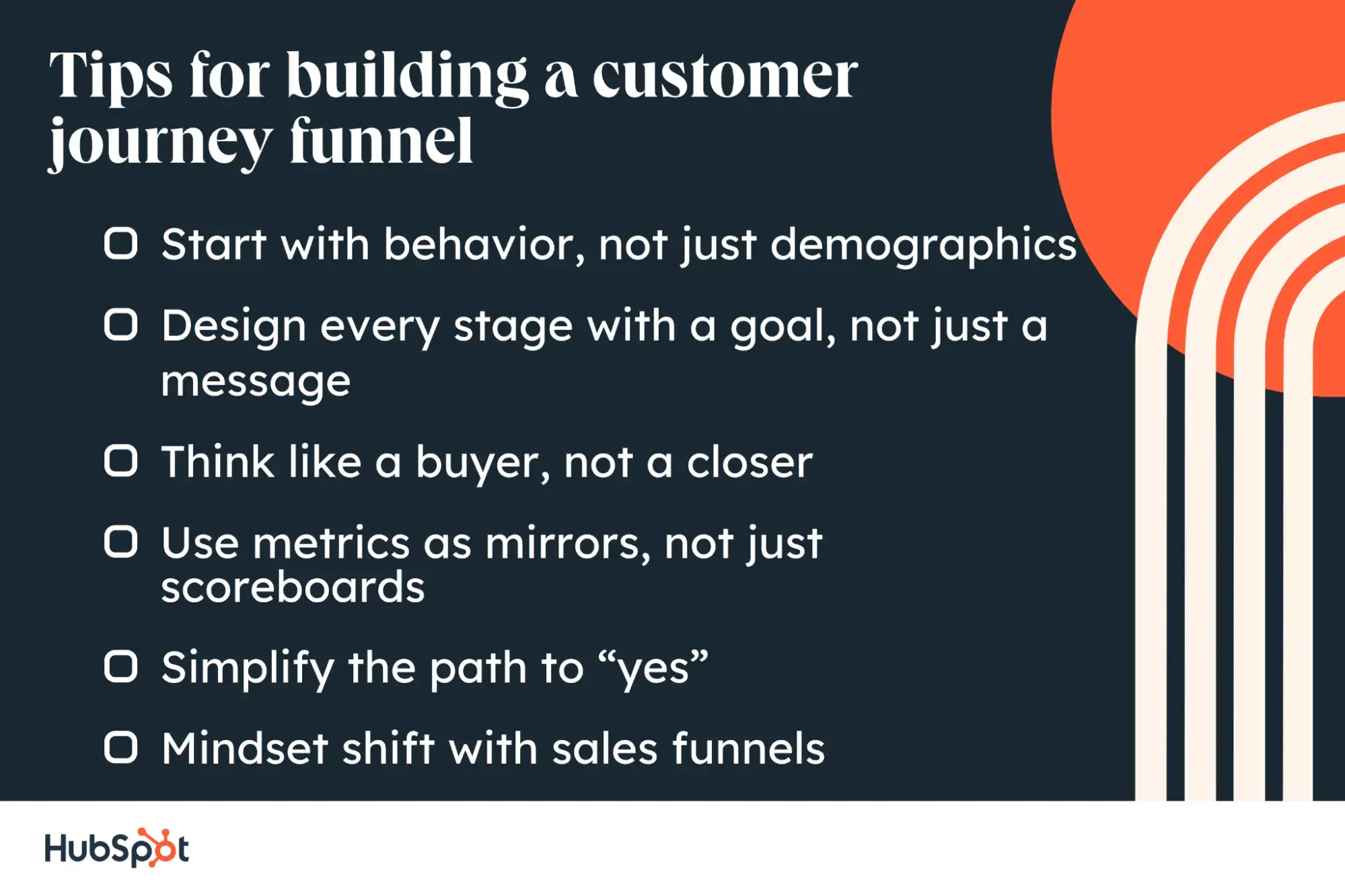 tips for building a customer journey funnel