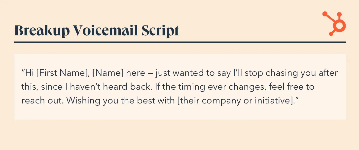 sales script, voicemail script template emphasizing brevity and curiosity in follow-up