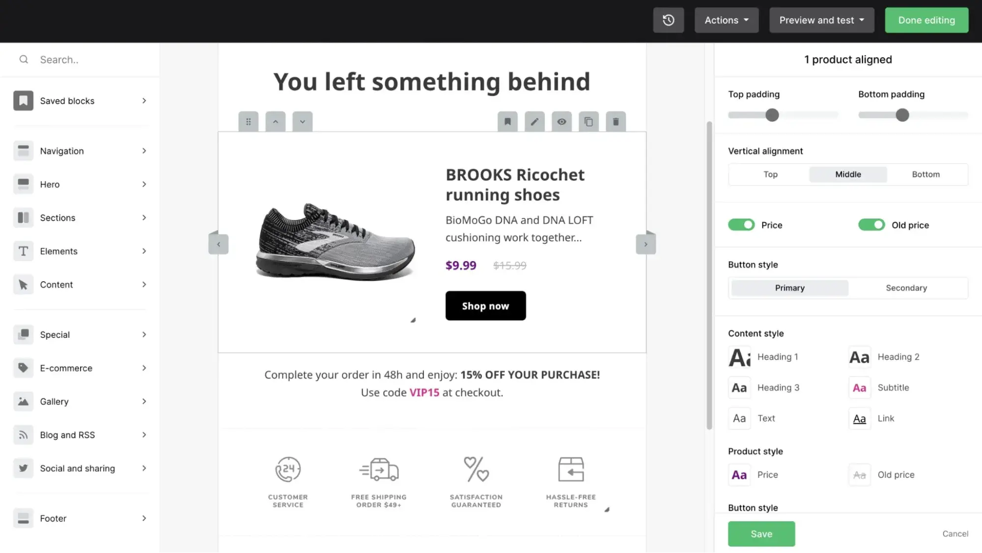 email marketing for ecommerce: mailerlite